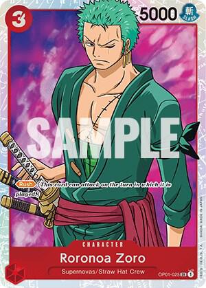 Roronoa Zoro (Super Rare) - Romance Dawn (OP01)
