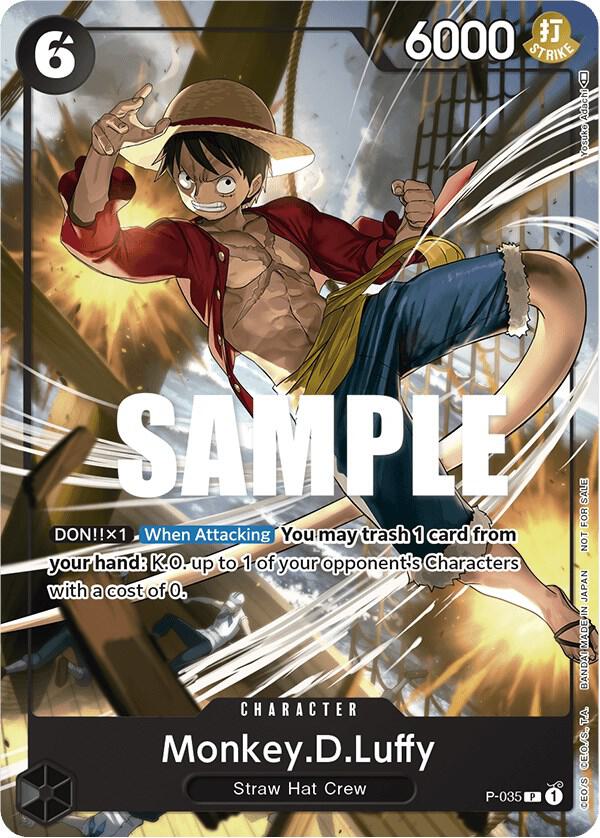 Monkey.D.Luffy (Pirates Party Vol. 3) - One Piece Promotion Cards (OP-PR) SEALED