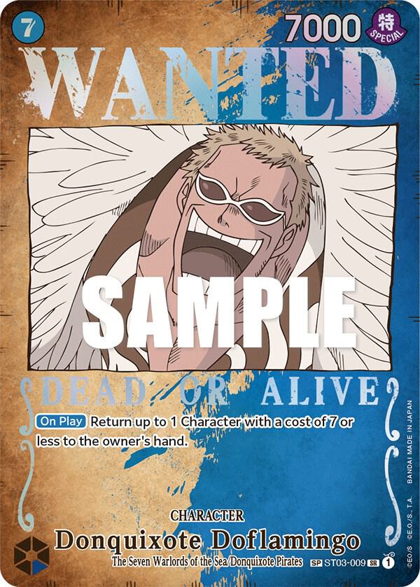 Donquixote Doflamingo (Wanted Poster) - Pillars of Strength (OP03) NM