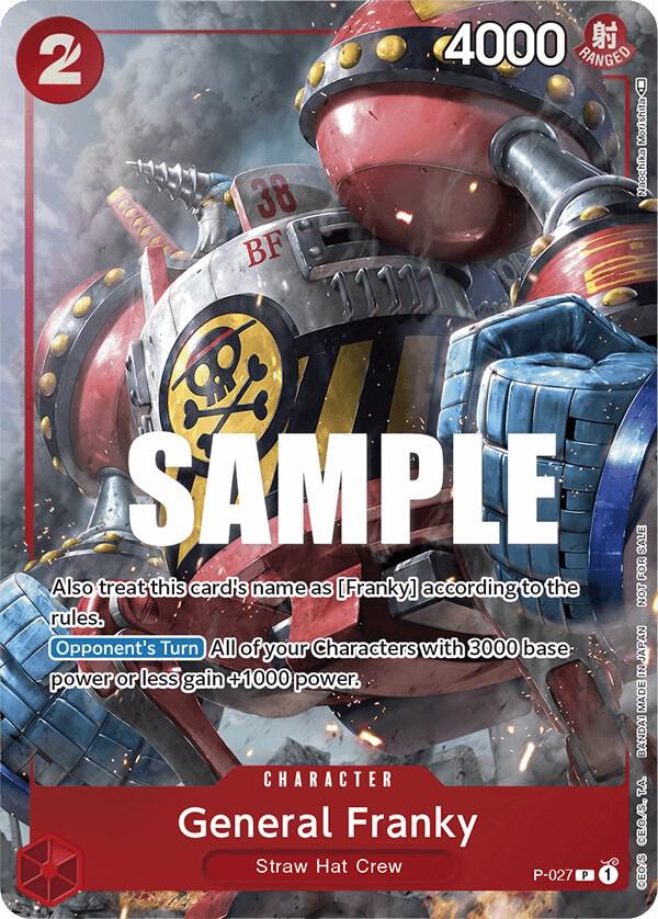 General Franky (Event Pack Vol. 2) - One Piece Promotion Cards (OP-PR)