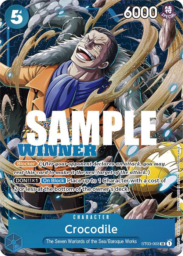 Crocodile (Winner Pack Vol. 5) - One Piece Promotion Cards (OP-PR)