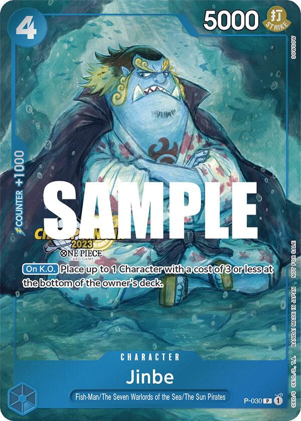 Jinbe (CS 2023 Event Pack) - One Piece Promotion Cards (OP-PR) NM