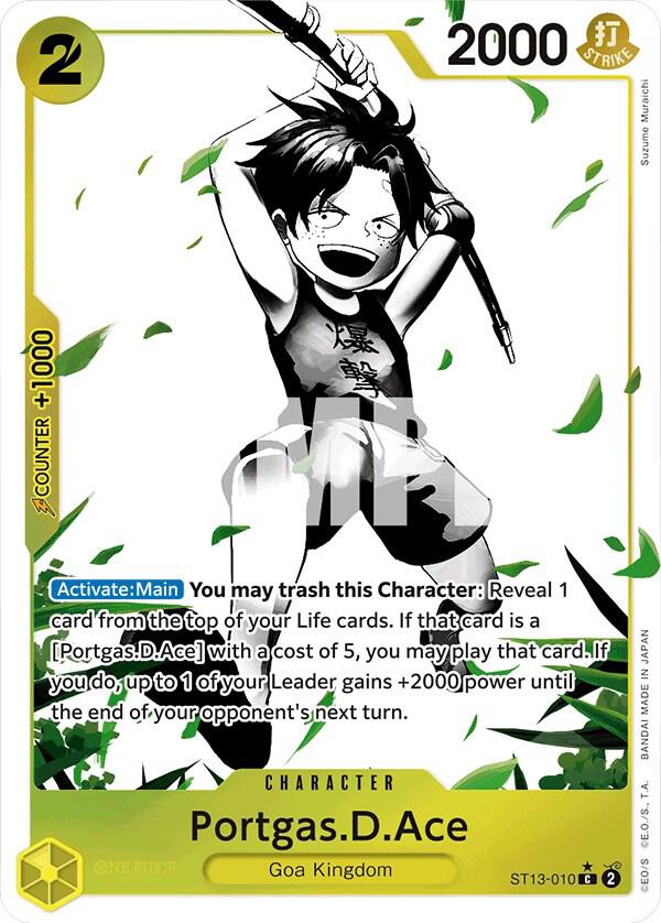 Portgas.D.Ace (Parallel) - Ultra Deck: The Three Brothers (ST-13)