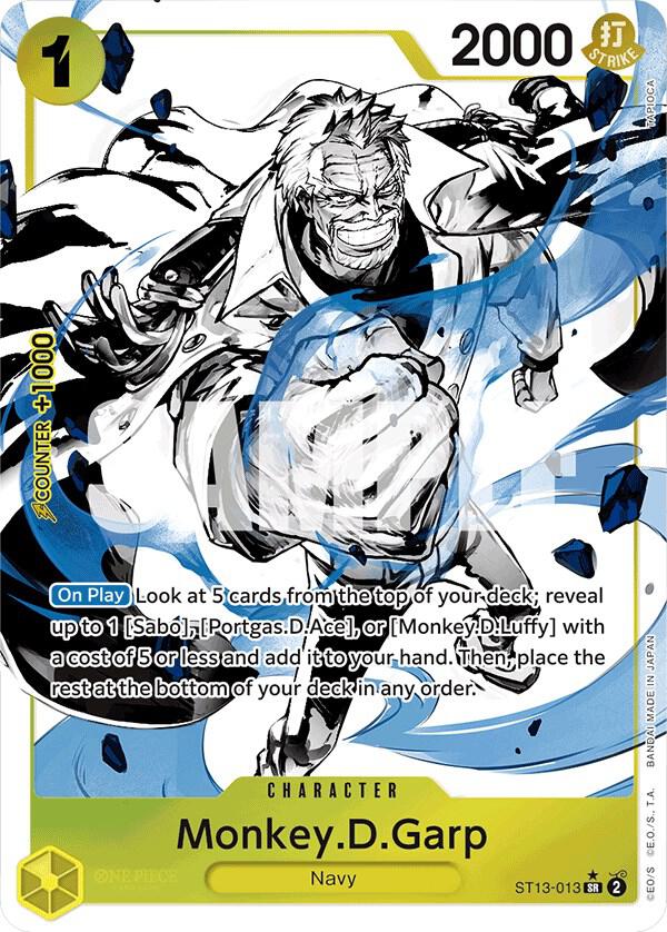 Monkey.D.Garp (Parallel) - Ultra Deck: The Three Brothers (ST-13)