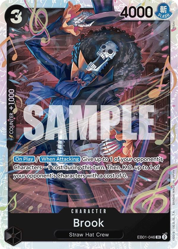 Brook (Super Rare) - Extra Booster: Memorial Collection (EB-01)