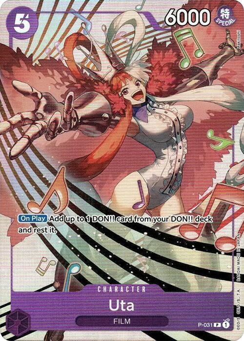 Uta - P-031 (Premium Card Collection -Uta-) - One Piece Promotion Cards (OP-PR)