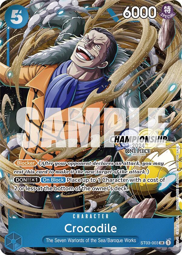 Crocodile (CS 2024 Celebration Pack) - One Piece Promotion Cards (OP-PR) NM