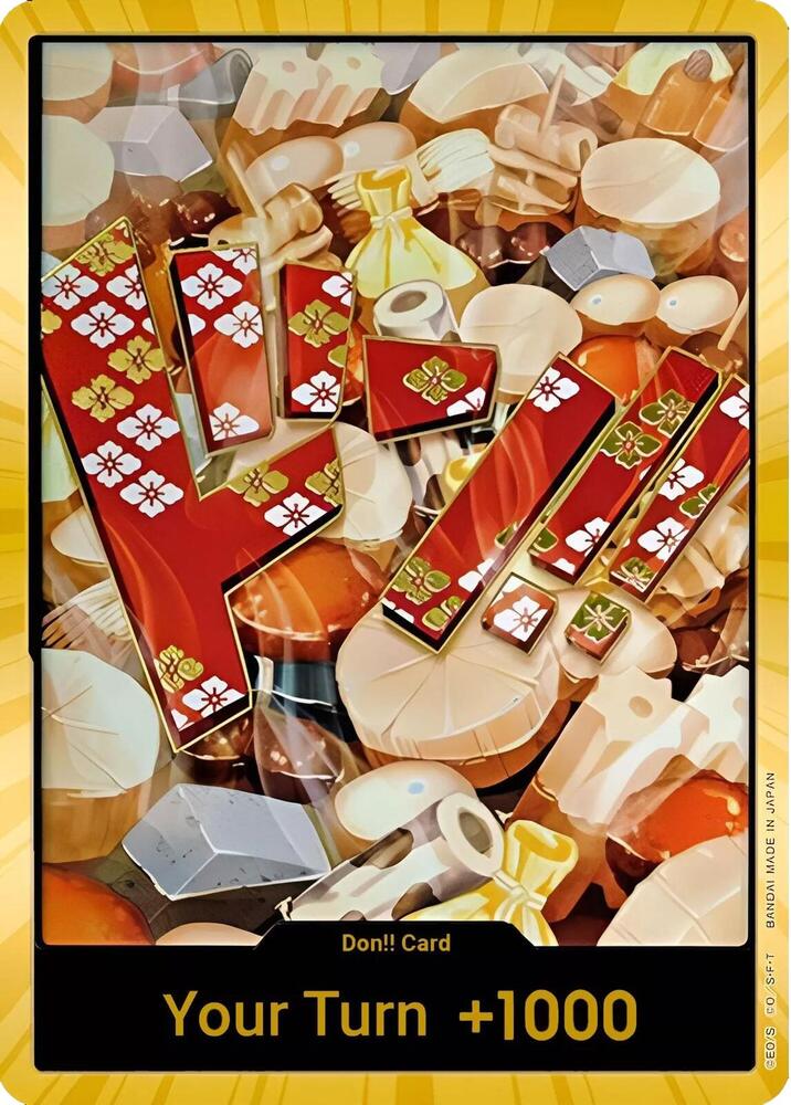DON!! Card (Oden) (Gold) - Premium Booster -The Best- (PRB-01)