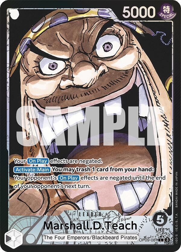 Marshall.D.Teach (Leader) - Emperors in the New World (OP09)