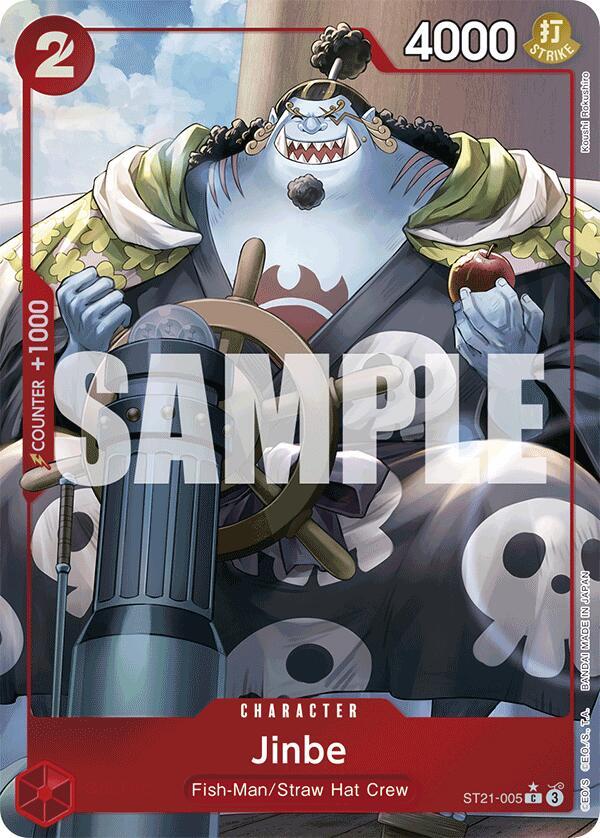 Jinbe (Parallel) - Starter Deck EX: Gear 5 (ST21)