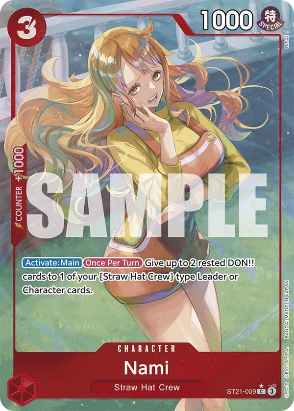 Nami (Parallel) - Starter Deck EX: Gear 5 (ST21)