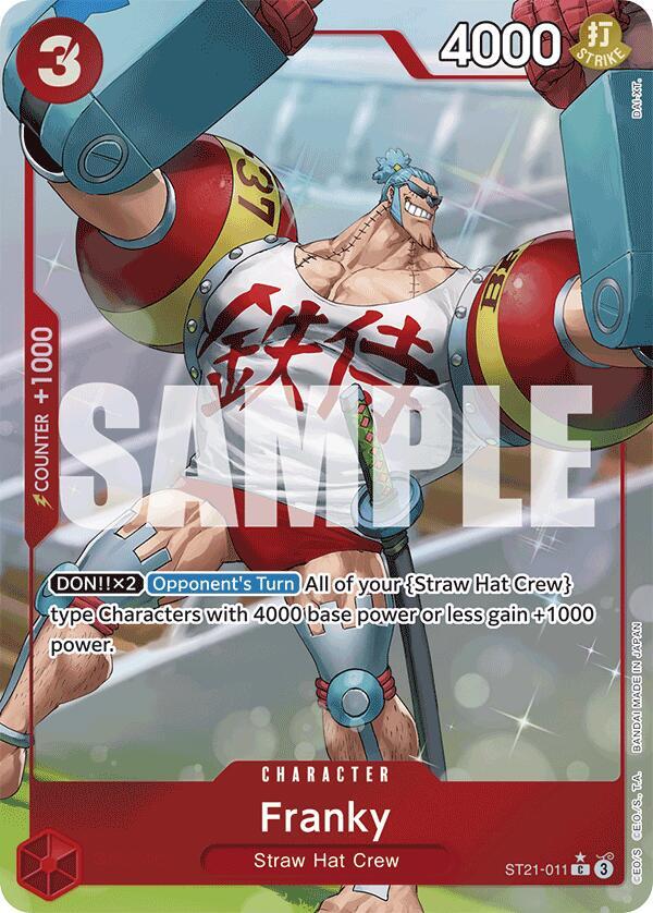 Franky (Parallel) - Starter Deck EX: Gear 5 (ST21)