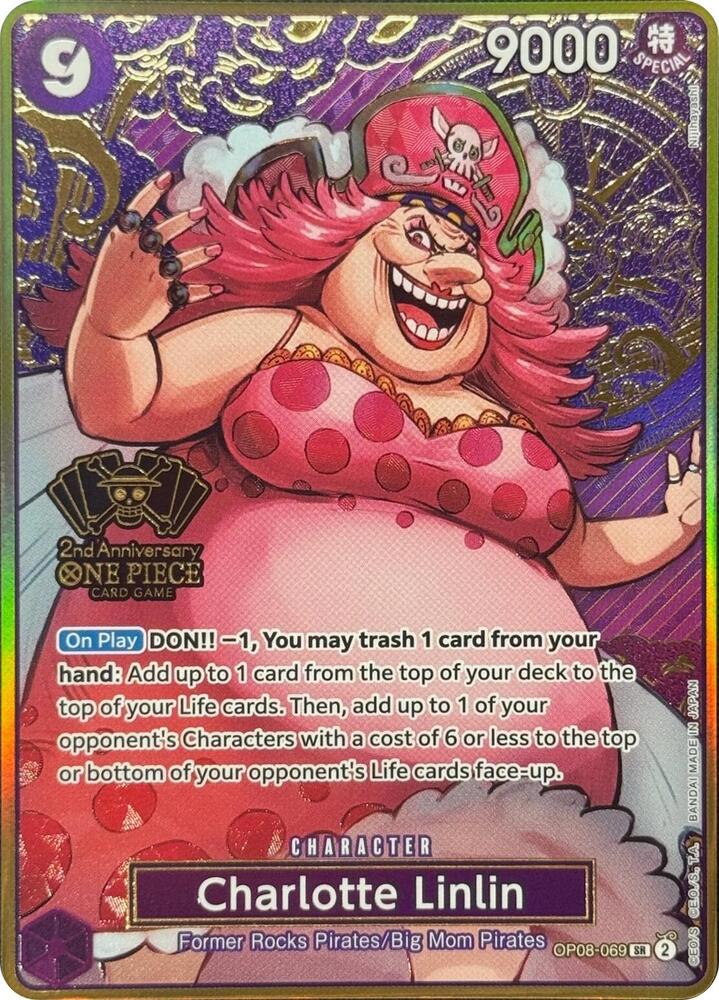 Charlotte Linlin (One Piece Japanese Version 2nd Anniversary Set) - One Piece Promotion Cards (OP-PR)