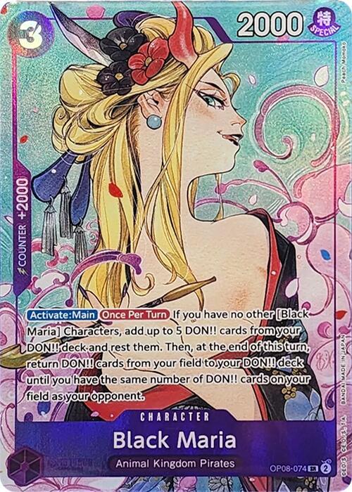 Black Maria (Illustration Box Vol.2) - One Piece Promotion Cards (OP-PR)