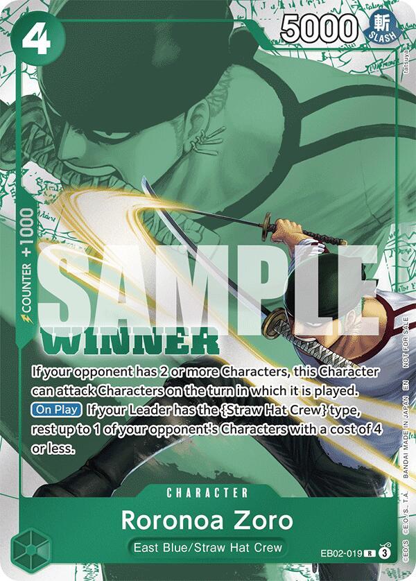 Roronoa Zoro (Winner Pack 2025 Vol. 3) - One Piece Promotion Cards (OP-PR) LP