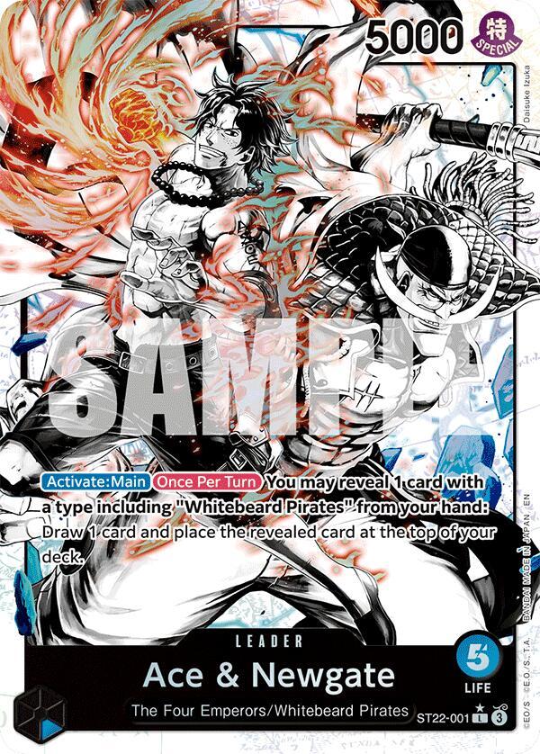Ace & Newgate (Parallel) - Starter Deck 22: Ace & Newgate (ST-22)