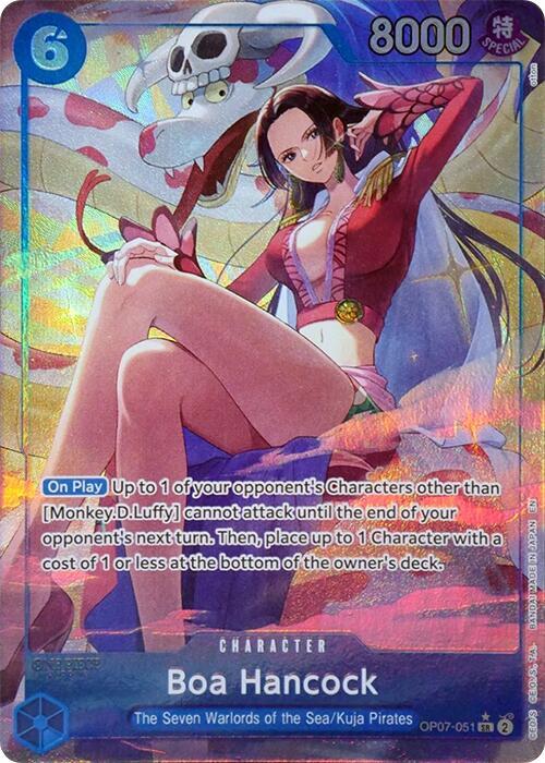 Boa Hancock (Seven Warlords of the Sea Binder Set) (Alternate Art) - One Piece Promotion Cards (OP-PR) NM