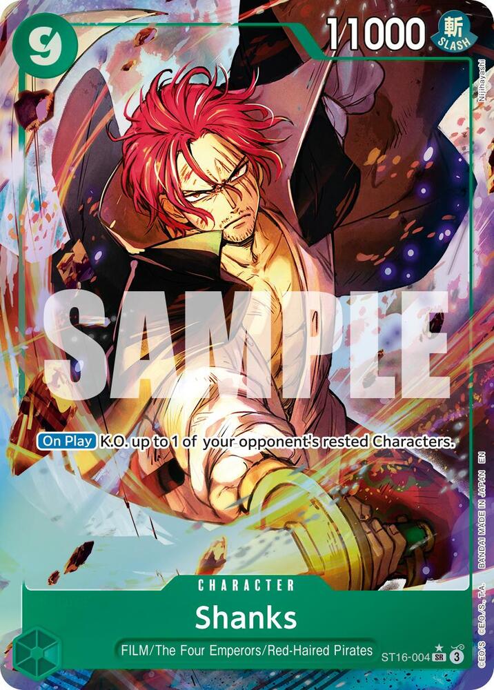 Shanks - ST16-004 (Parallel) - Premium Booster -The Best- Vol. 2 (PRB-02)