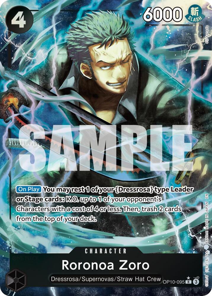 Roronoa Zoro - OP10-095 (Parallel) - Premium Booster -The Best- Vol. 2 (PRB-02)