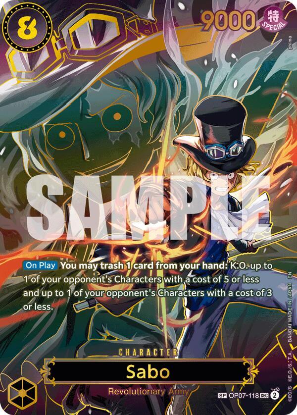 Sabo (Special Rare) - Carrying On His Will (OP13)