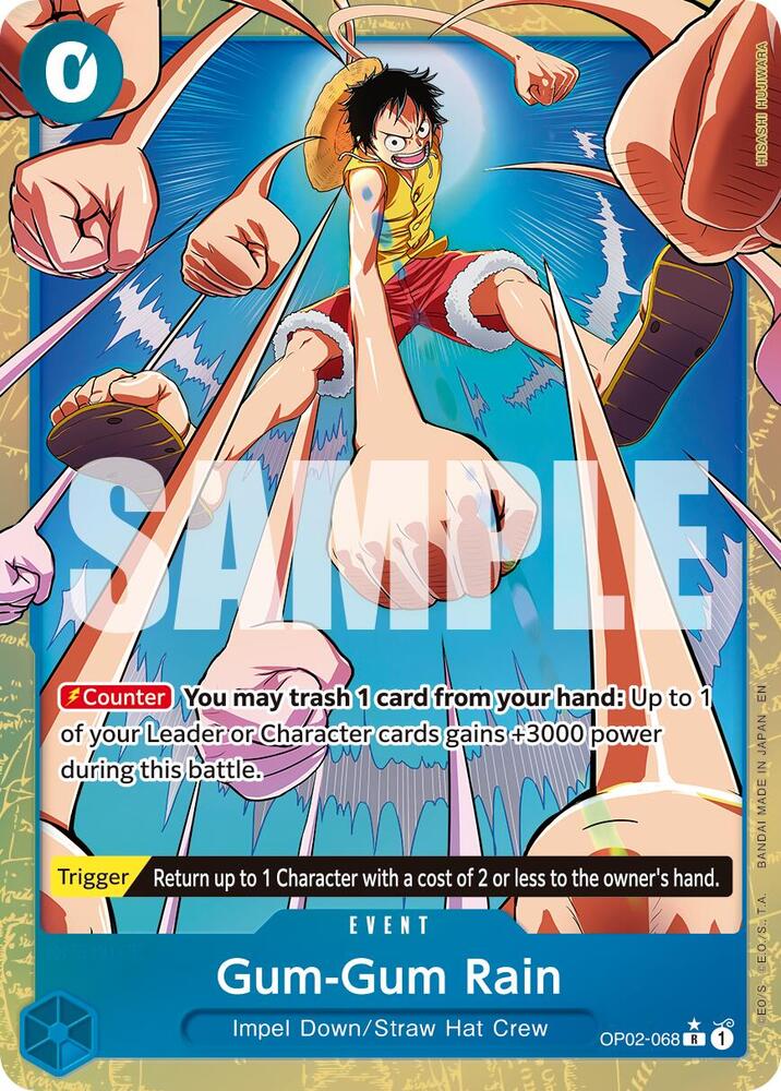 Gum-Gum Rain (Parallel) - Premium Booster -The Best- Vol. 2 (PRB-02)