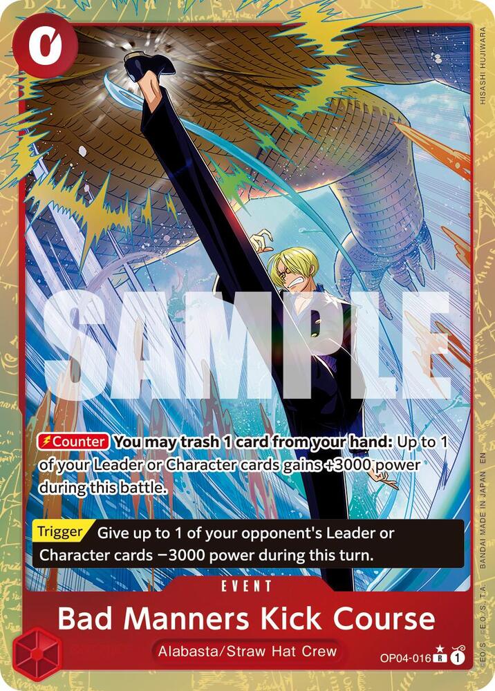 Bad Manners Kick Course (Parallel) - Premium Booster -The Best- Vol. 2 (PRB-02)