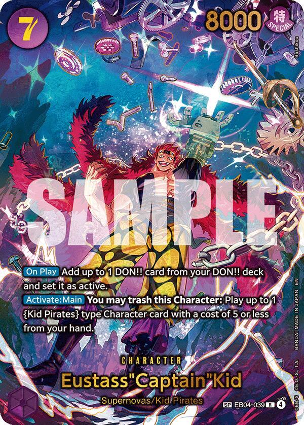 Eustass"Captain"Kid (Special Rare) - The Azure Sea's Seven (OP14)