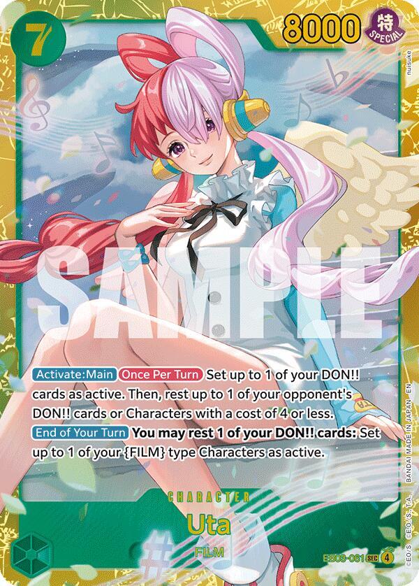 Uta (Secret Rare) - Extra Booster: One Piece Heroines Edition (EB-03)