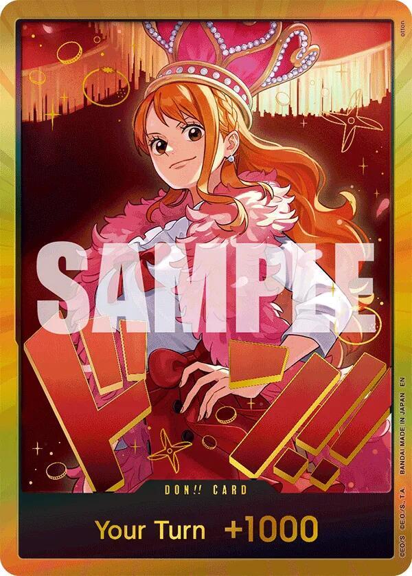 DON!! Card (Nami) (Gold) - Extra Booster: One Piece Heroines Edition (EB-03)