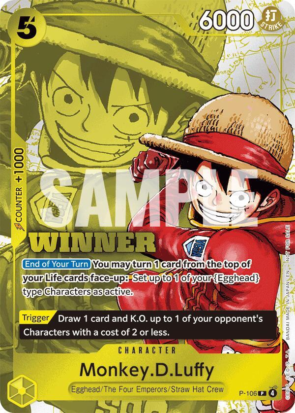 Monkey.D.Luffy (Winner Pack 2026 Vol. 2) - One Piece Promotion Cards (OP-PR)