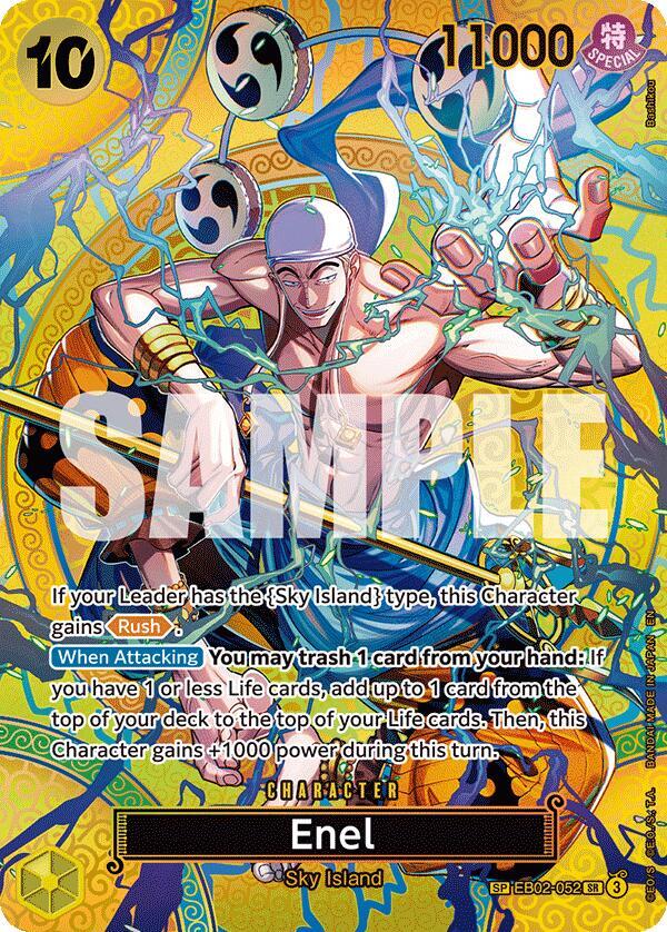 Enel (Special Rare) - Adventure on Kami's Island (OP15-EB04)