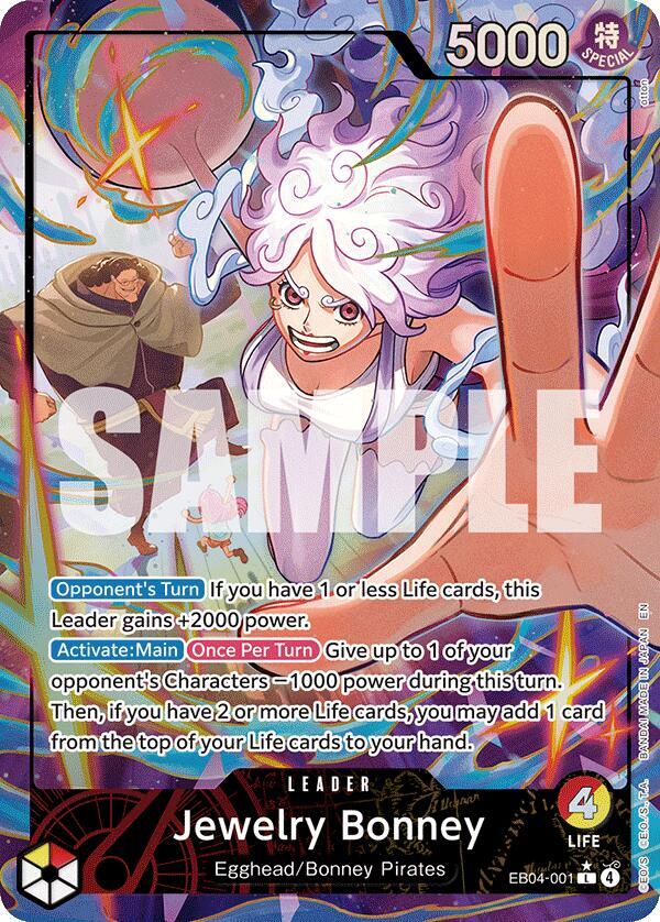 Jewelry Bonney (Leader) - Adventure on Kami's Island (OP15-EB04)