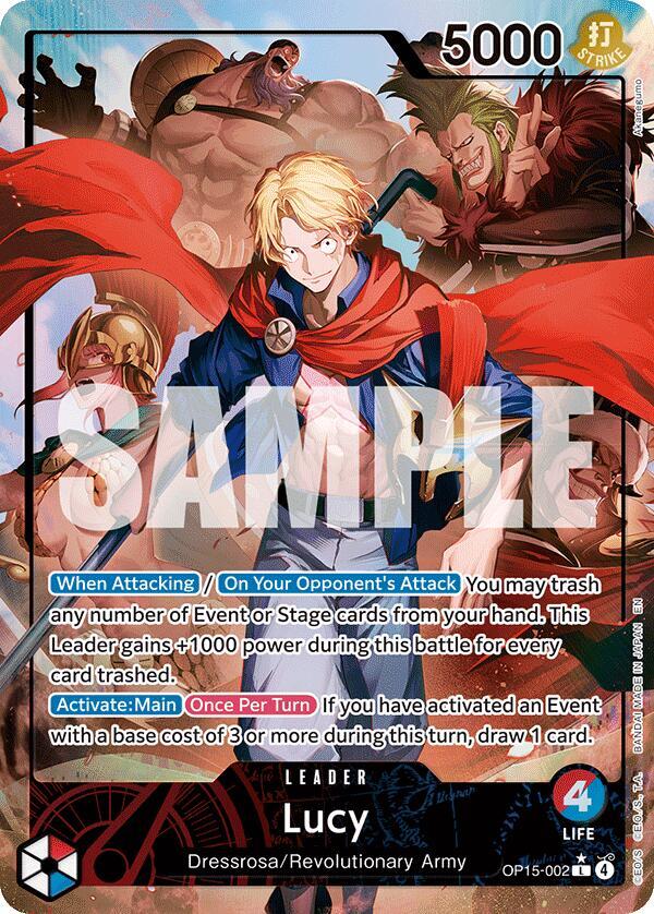 Lucy (Leader) - Adventure on Kami's Island (OP15-EB04)
