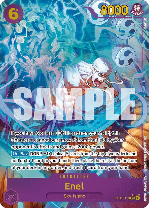 Enel (Parallel) - Adventure on Kami's Island (OP15-EB04)