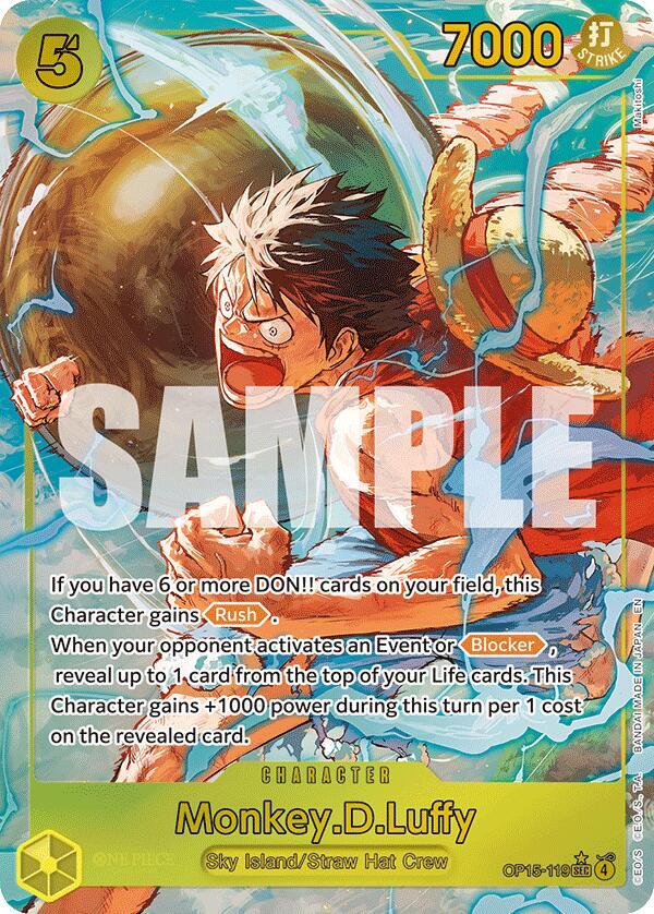 Monkey.D.Luffy (Parallel) - Adventure on Kami's Island (OP15-EB04)
