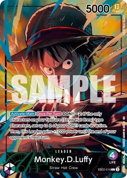 Monkey.D.Luffy (Official Playmat Limited Edition Vol.5) - One Piece Promotion Cards (OP-PR)