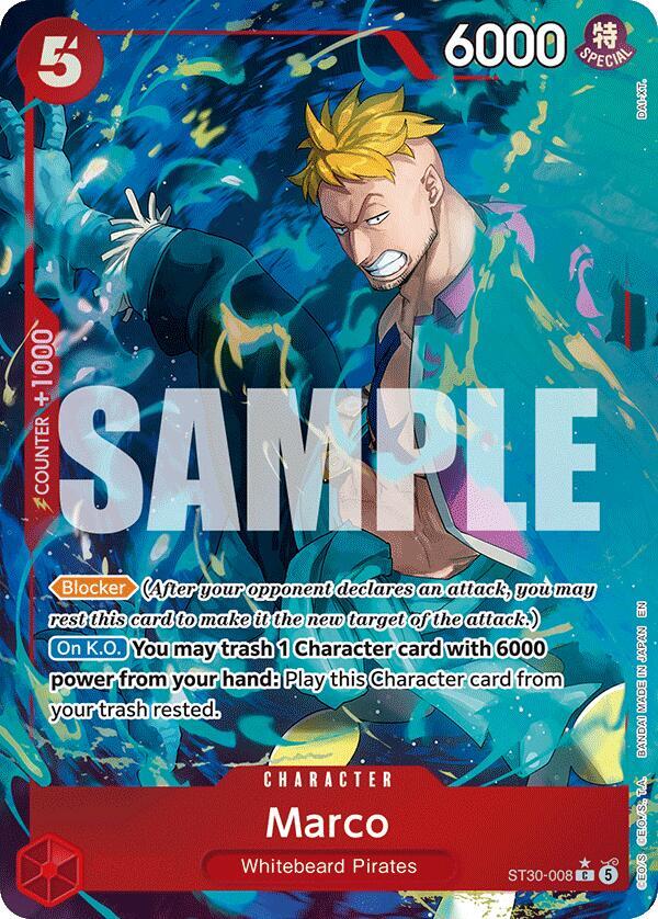 Marco (Full Art) - Starter Deck EX: Luffy & Ace (ST-30)