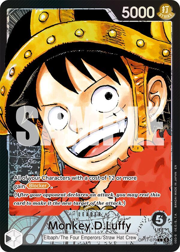 Monkey.D.Luffy (Leader) - The World's Strongest Warriors (OP17)