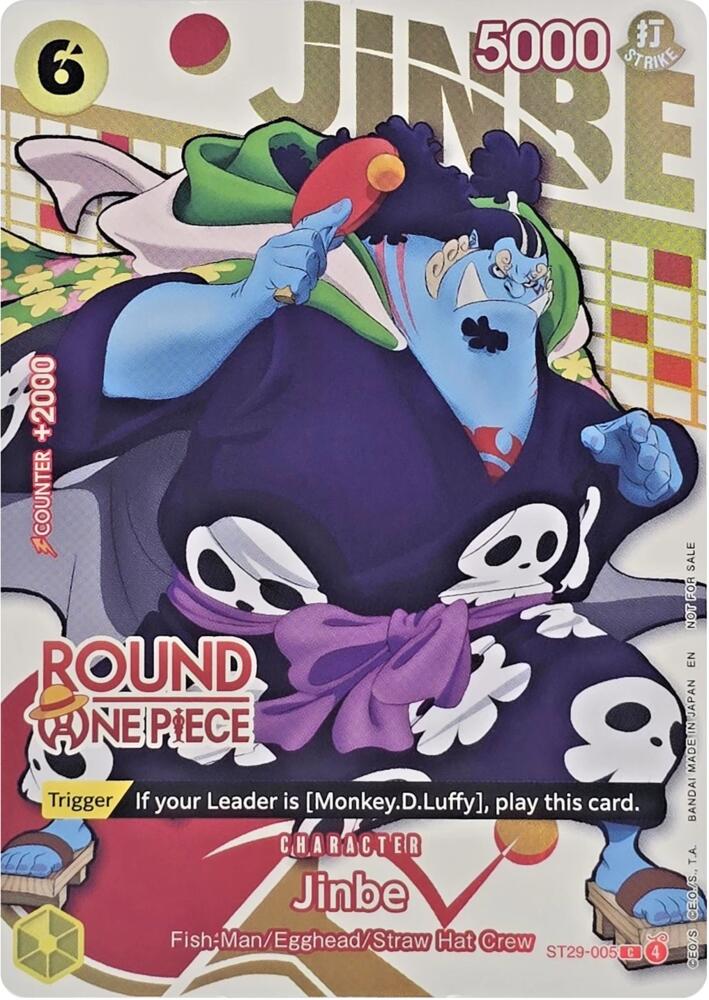 Jinbe (Round 1 Promo) - One Piece Promotion Cards (OP-PR)