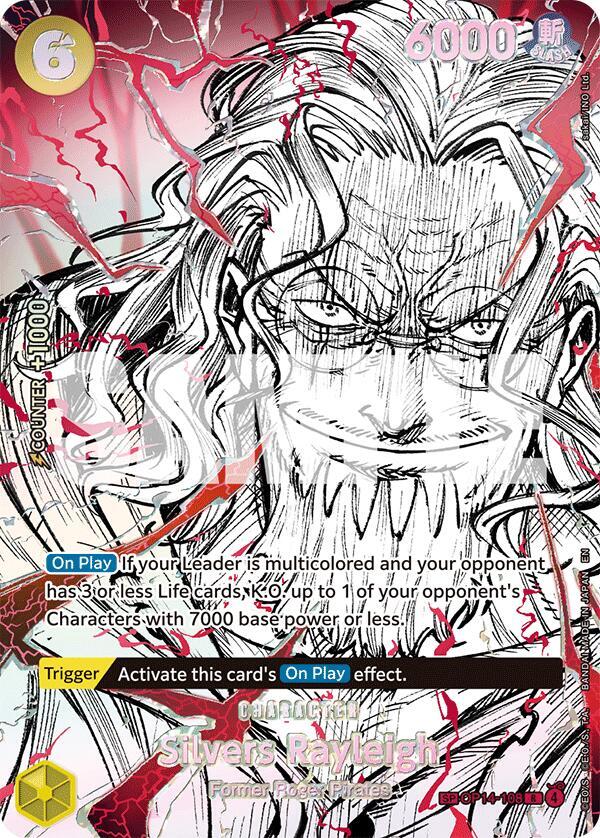 Silvers Rayleigh (OP14-108) (SP) - The World's Strongest Warriors (OP17)