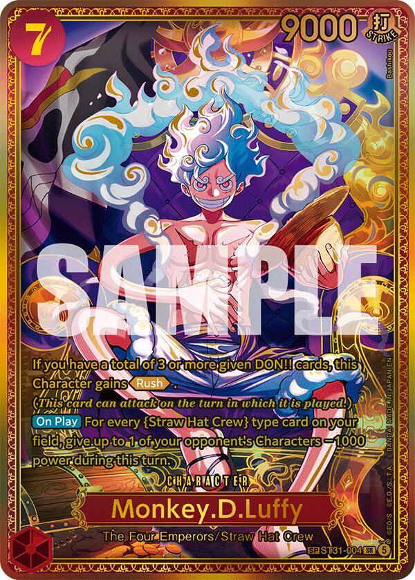 Monkey.D.Luffy (ST31-004) (Special Rare) - The World's Strongest Warriors (OP17) NM