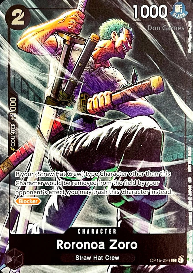 Roronoa Zoro (OP15-094) (Dash Pack) - Adventure on Kami's Island (OP15-EB04)