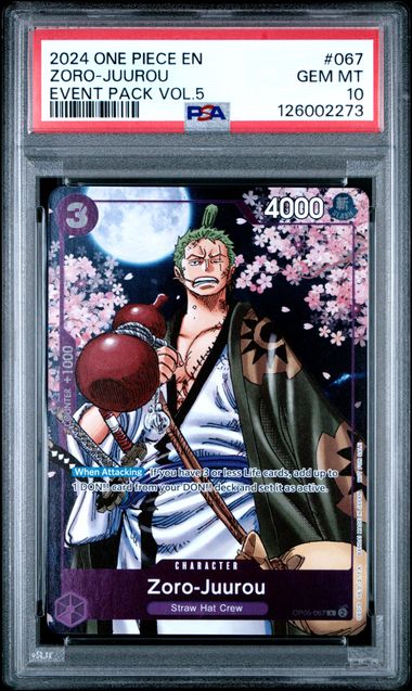 2024 ONE PIECE EVENT PACK VOL.5 #067 ZORO-JUUROU