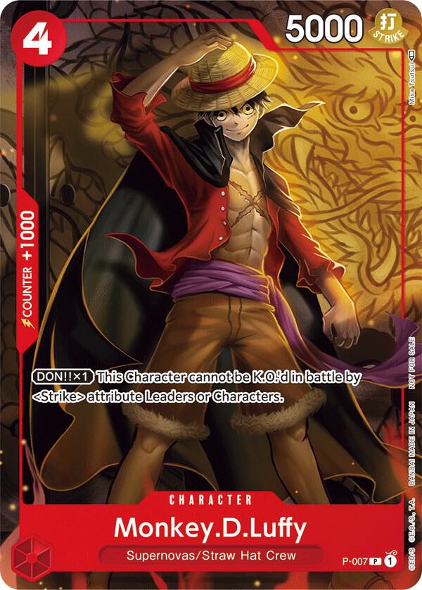 Monkey.D.Luffy - P-007 (Tournament Pack Vol. 1) - One Piece Promotion Cards (OP-PR) LP