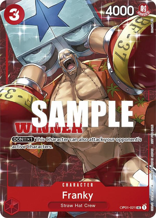 Franky (Tournament Pack Vol. 2) [Winner] - One Piece Promotion Cards (OP-PR) LP