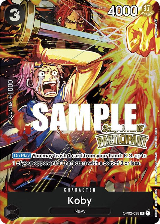 Koby (Offline Regional 2023) [Participant] - One Piece Promotion Cards (OP-PR)