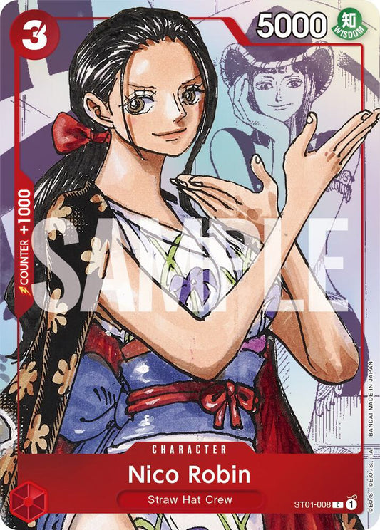 Nico Robin - ST01-008 (Parallel) - One Piece Promotion Cards (OP-PR)