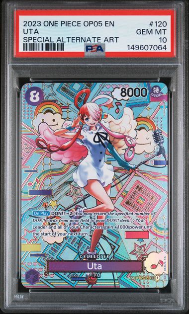 2023 ONE PIECE OP05-AWAKENING OF THE NEW ERA #120 UTA SPECIAL ALTERNATE ART