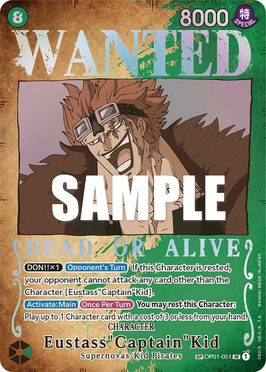 Eustass"Captain"Kid (Wanted Poster) - Pillars of Strength (OP03)