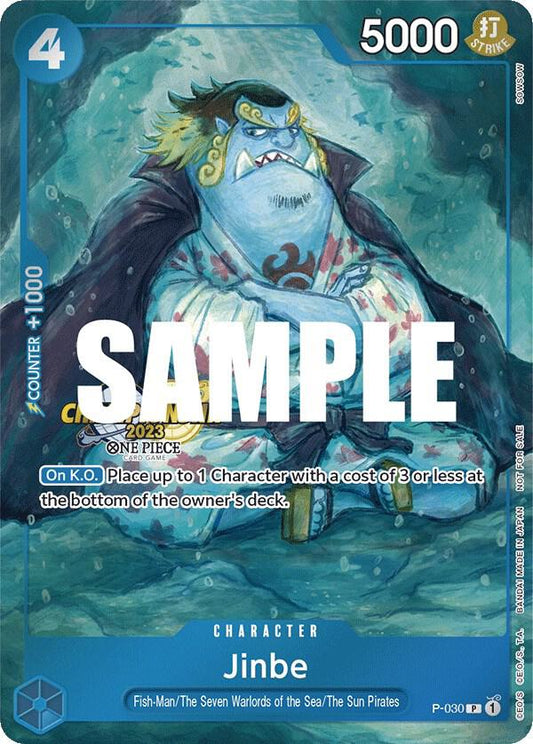 Jinbe (CS 2023 Event Pack) - One Piece Promotion Cards (OP-PR) NM